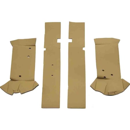 Aftermarket Fabric Cab Corner Post Cover Kit Fits John Deere Tractor 7200 7210 7400 7410 4213-P7000CPK